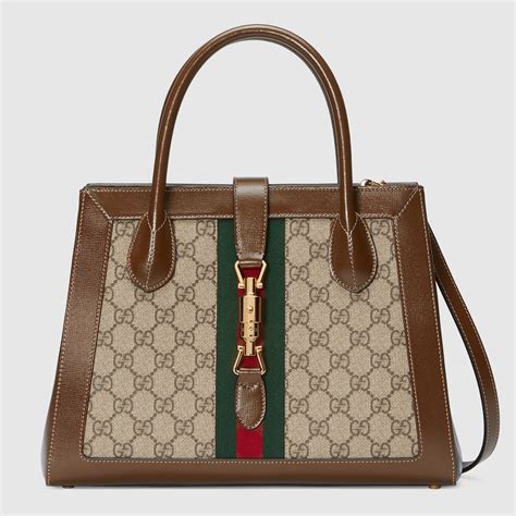 gucci gg jacquard shoulder bag|jackie 1961 medium tote bag.